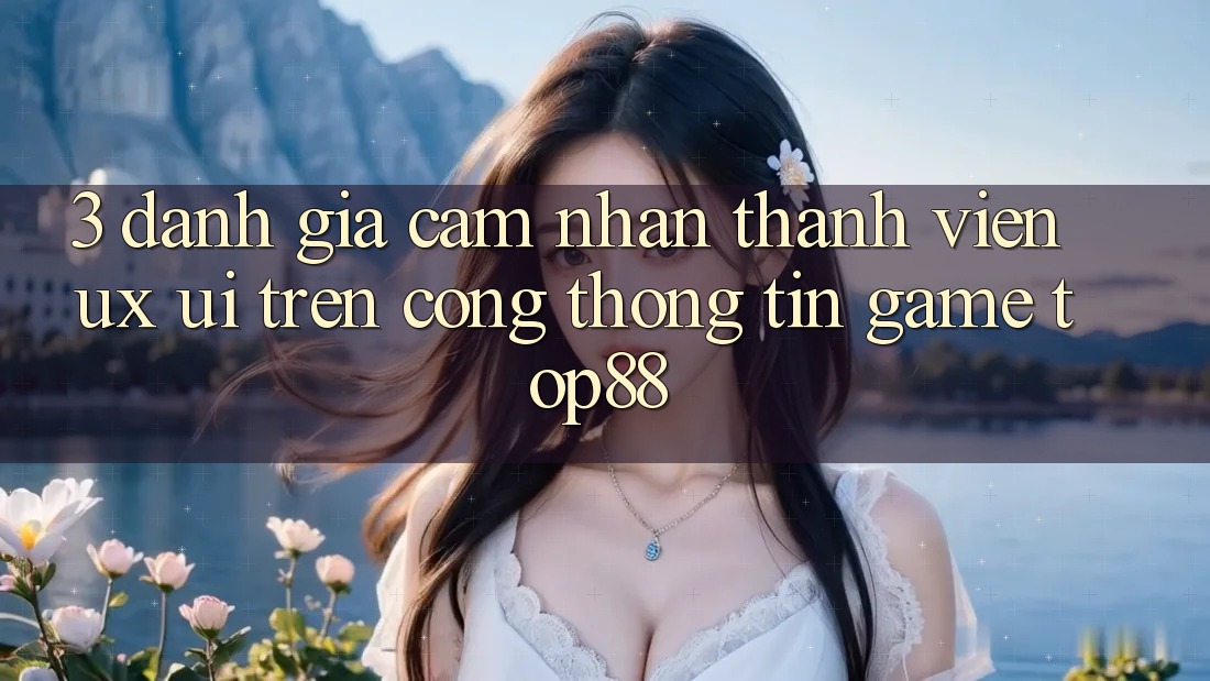 3. Đánh Giá Cảm nhận Thành viên (UX/UI) Trên Cổng thông tin Game Top88 3. Đánh Giá Cảm nhận Thành viên (UX/UI) Trên Cổng thông tin Game Top88
