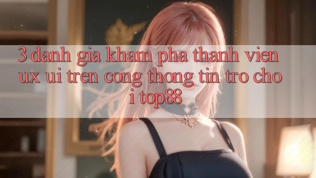 3. Đánh Giá Khám phá Thành viên (UX/UI) Trên Cổng thông tin Trò chơi Top88 3. Đánh Giá Khám phá Thành viên (UX/UI) Trên Cổng thông tin Trò chơi Top88