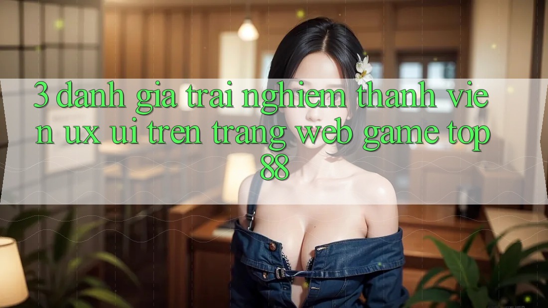 3. Đánh Giá Trải Nghiệm Thành viên (UX/UI) Trên Trang web Game Top88 3. Đánh Giá Trải Nghiệm Thành viên (UX/UI) Trên Trang web Game Top88