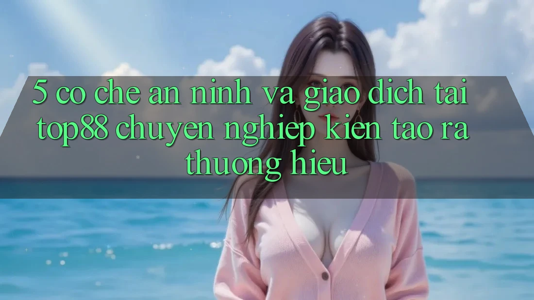 5. Cơ Chế An ninh Và Giao Dịch Tại Top88 - Chuyên nghiệp Kiến tạo ra Thương Hiệu