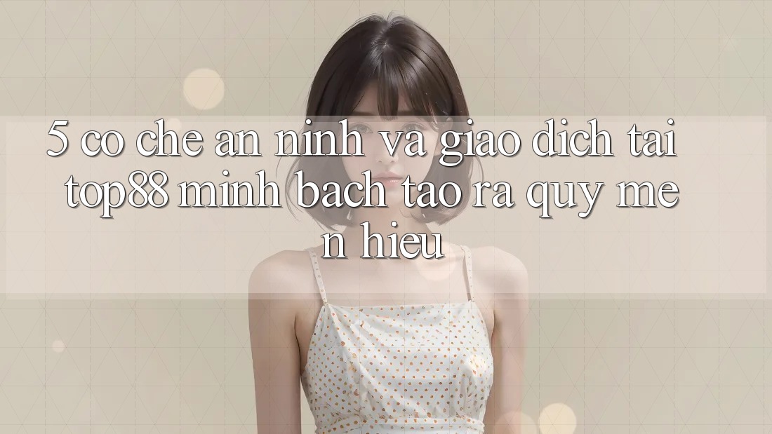 5. Cơ Chế An ninh Và Giao Dịch Tại Top88 - Minh bạch Tạo ra Quý mến Hiệu