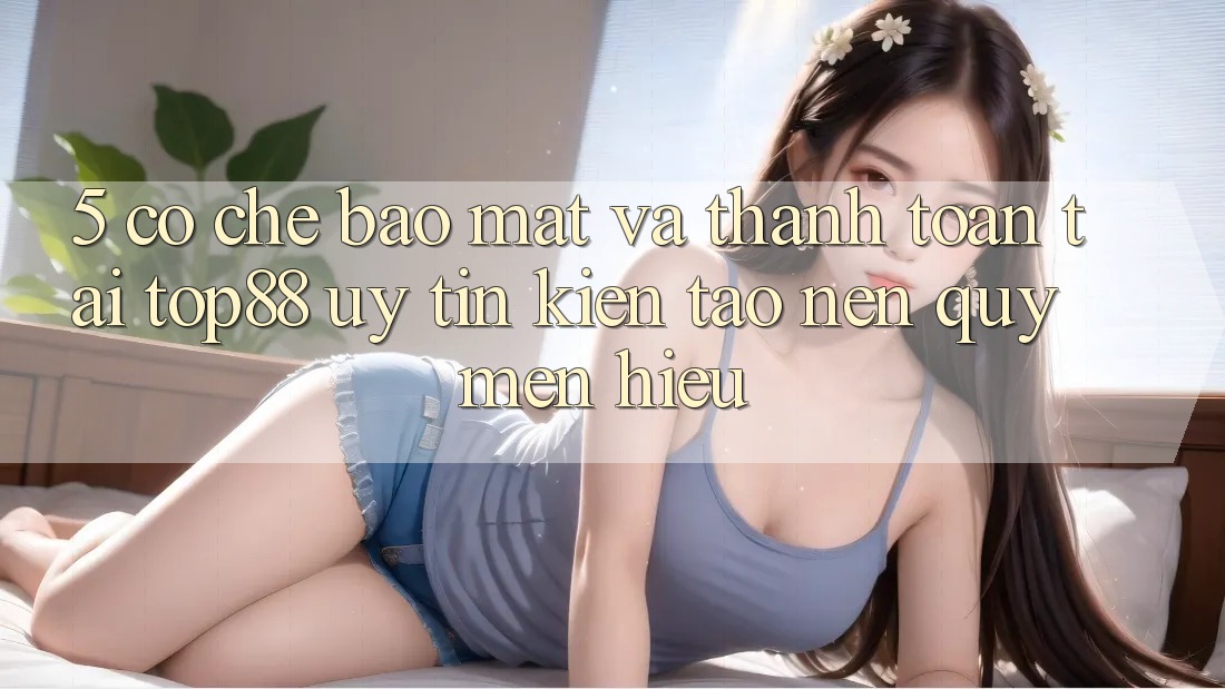 5. Cơ Chế Bảo Mật Và Thanh toán Tại Top88 - Uy Tín Kiến tạo Nên Quý mến Hiệu 5. Cơ Chế Bảo Mật Và Thanh toán Tại Top88 - Uy Tín Kiến tạo Nên Quý mến Hiệu