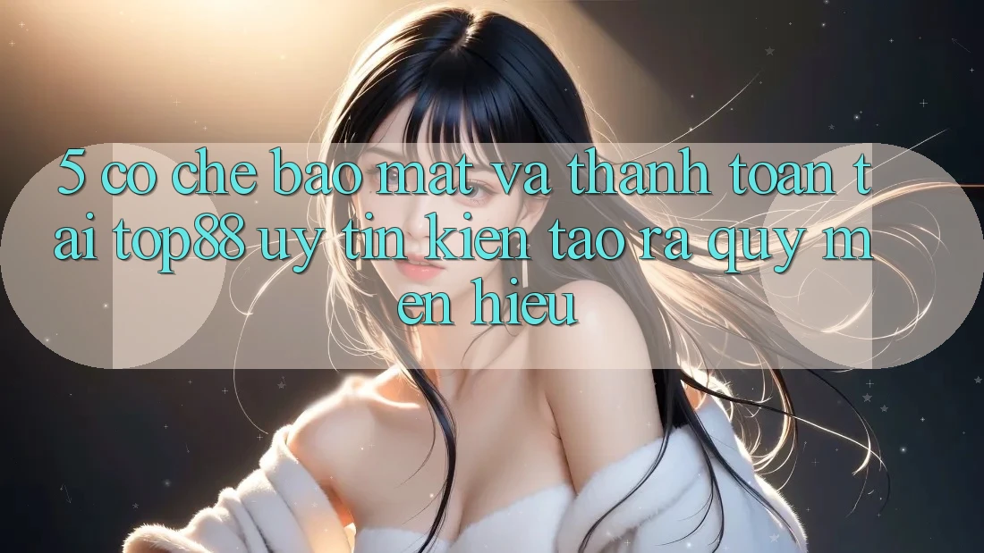 5. Cơ Chế Bảo Mật Và Thanh toán Tại Top88 - Uy Tín Kiến tạo ra Quý mến Hiệu 5. Cơ Chế Bảo Mật Và Thanh toán Tại Top88 - Uy Tín Kiến tạo ra Quý mến Hiệu