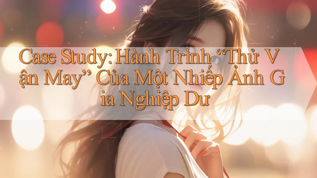 Case Study: Hành Trình “Thử Vận May” Của Một Nhiếp Ảnh Gia Nghiệp Dư Case Study: Hành Trình “Thử Vận May” Của Một Nhiếp Ảnh Gia Nghiệp Dư