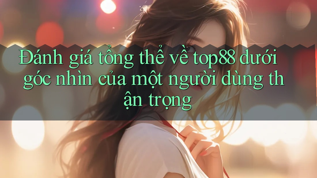 Đánh giá tổng thể về top88 dưới góc nhìn của một người dùng thận trọng Đánh giá tổng thể về top88 dưới góc nhìn của một người dùng thận trọng