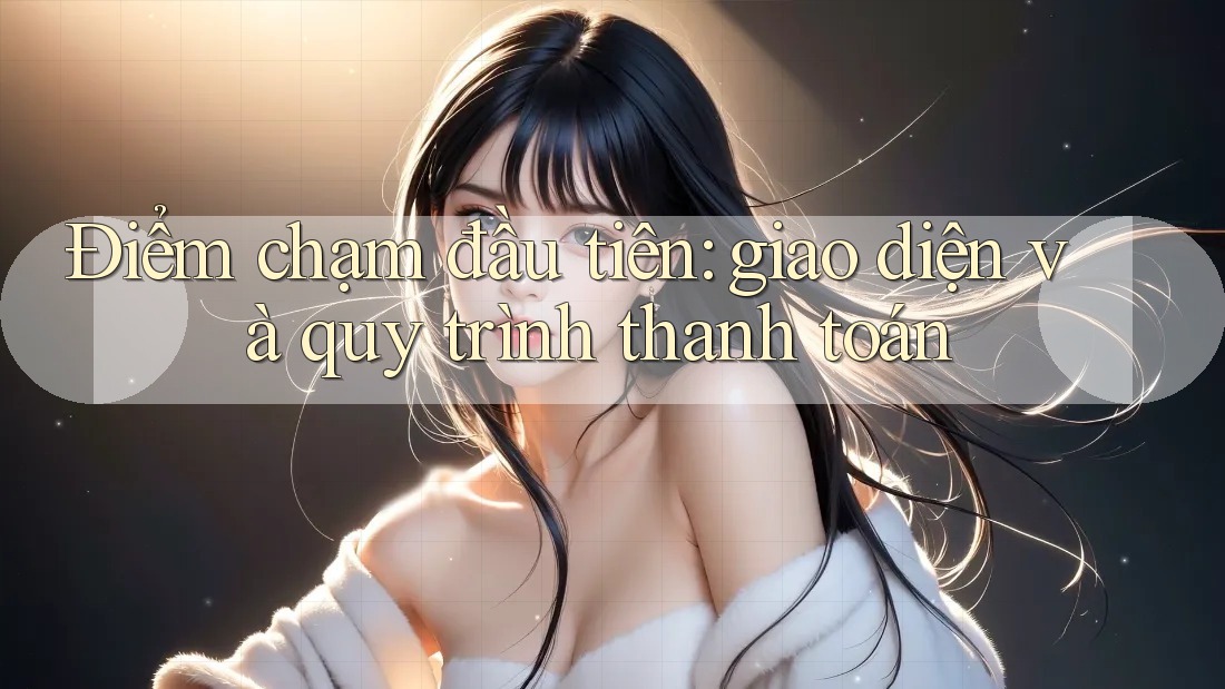 Điểm chạm đầu tiên: giao diện và quy trình thanh toán Điểm chạm đầu tiên: giao diện và quy trình thanh toán