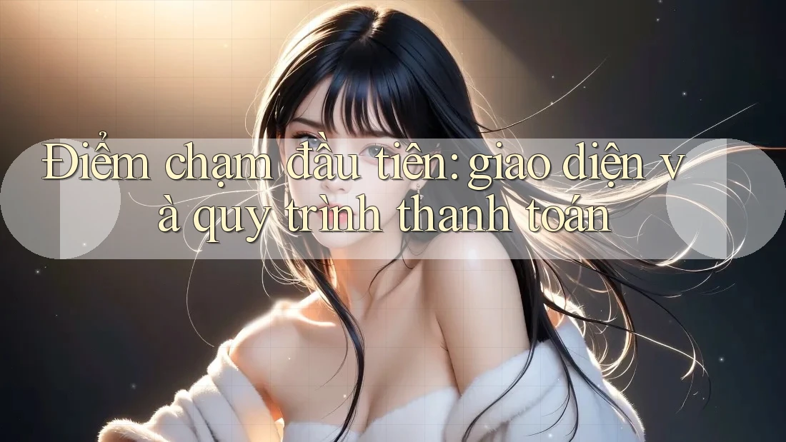 Điểm chạm đầu tiên: giao diện và quy trình thanh toán