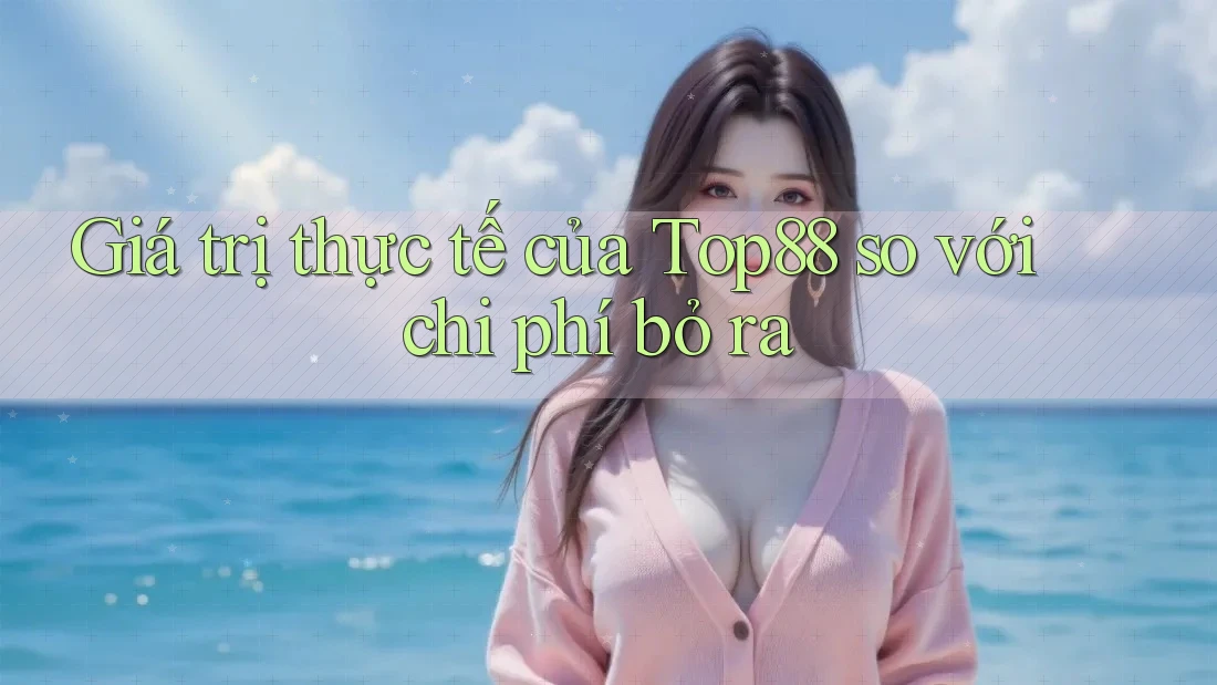 Giá trị thực tế của Top88 so với chi phí bỏ ra Giá trị thực tế của Top88 so với chi phí bỏ ra
