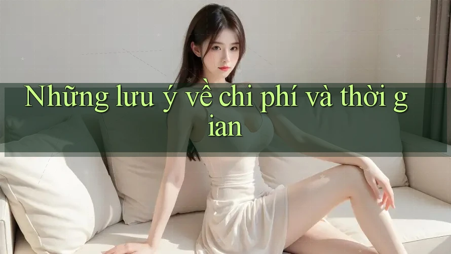 Những lưu ý về chi phí và thời gian
