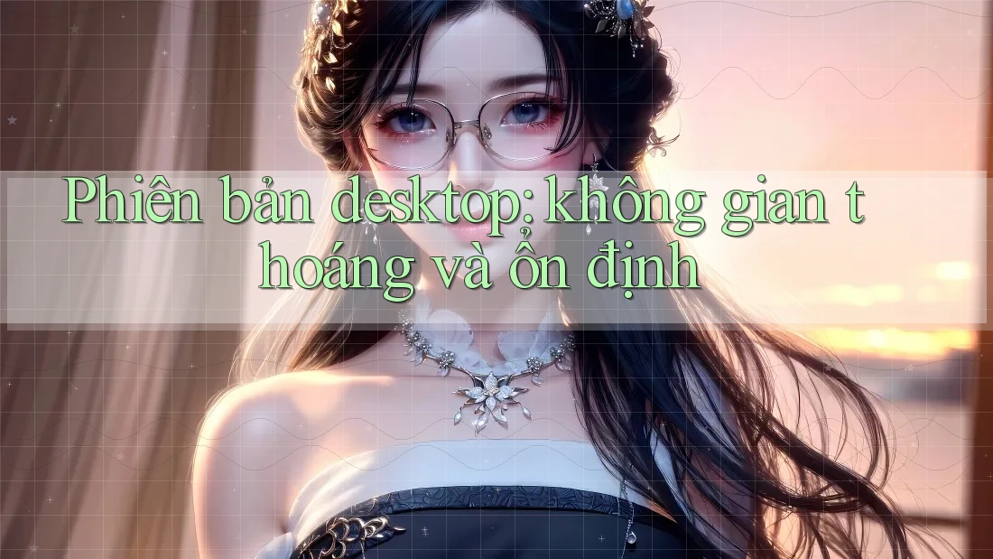 Phiên bản desktop: không gian thoáng và ổn định Phiên bản desktop: không gian thoáng và ổn định