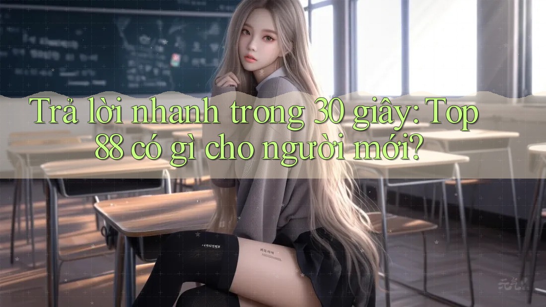 Trả lời nhanh trong 30 giây: Top88 có gì cho người mới?