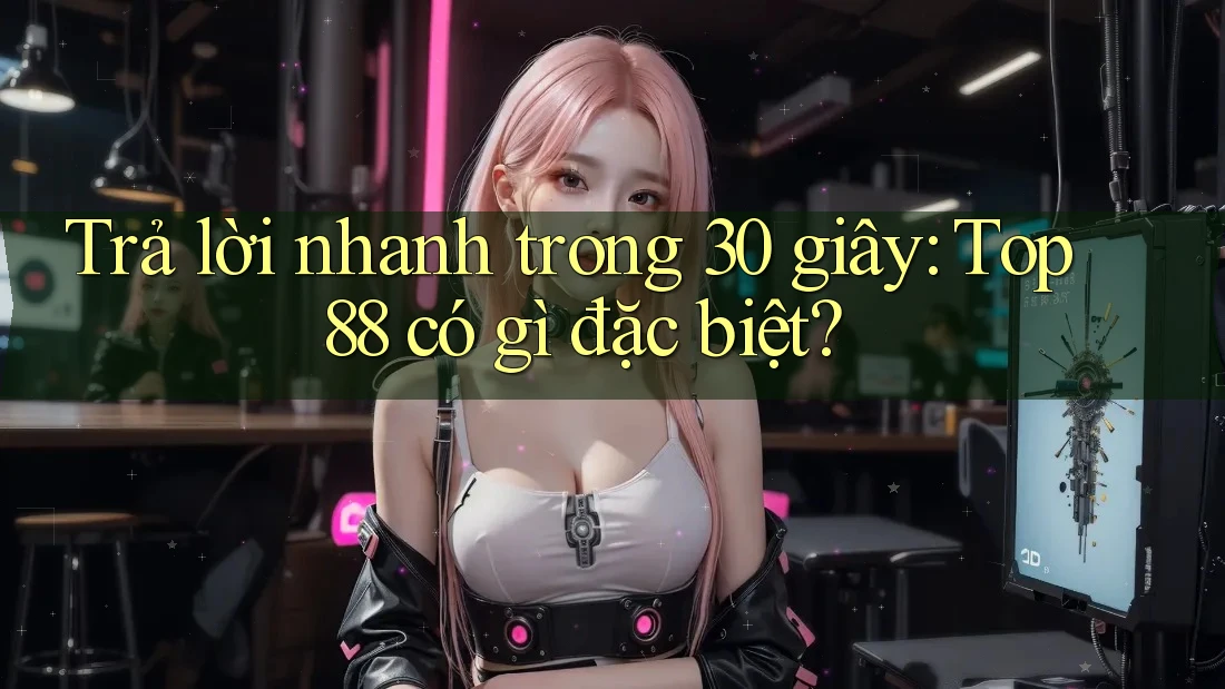 Trả lời nhanh trong 30 giây: Top88 có gì đặc biệt? Trả lời nhanh trong 30 giây: Top88 có gì đặc biệt?