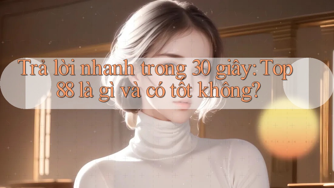 Trả lời nhanh trong 30 giây: Top88 là gì và có tốt không? Trả lời nhanh trong 30 giây: Top88 là gì và có tốt không?